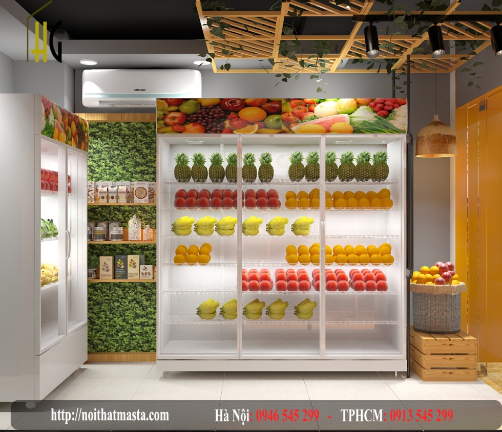 Thiết kế Shop trái cây - anh trung - quận 4
